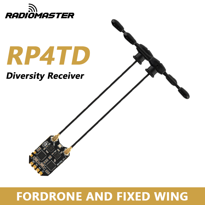 Drone Control Stick - RadioMaster RP4TD ExpressLRS 2.4GHz Diversity Receiver