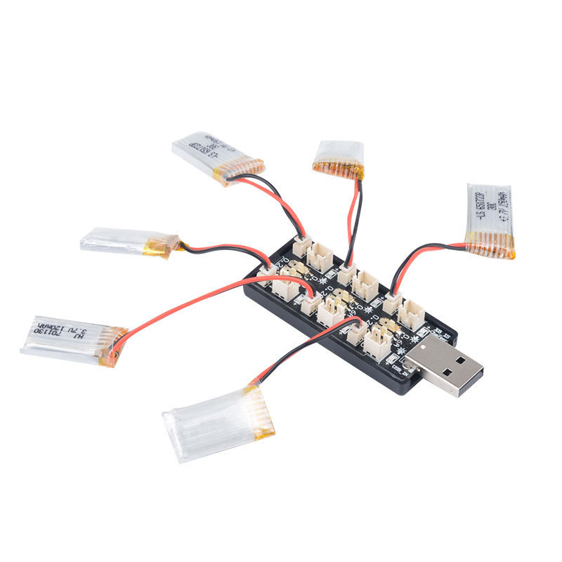 6CH USB 1S LiPo/LiHv 3.7 V/4.2 - Drone Battery Adapter บทวิจารณ์และราคา