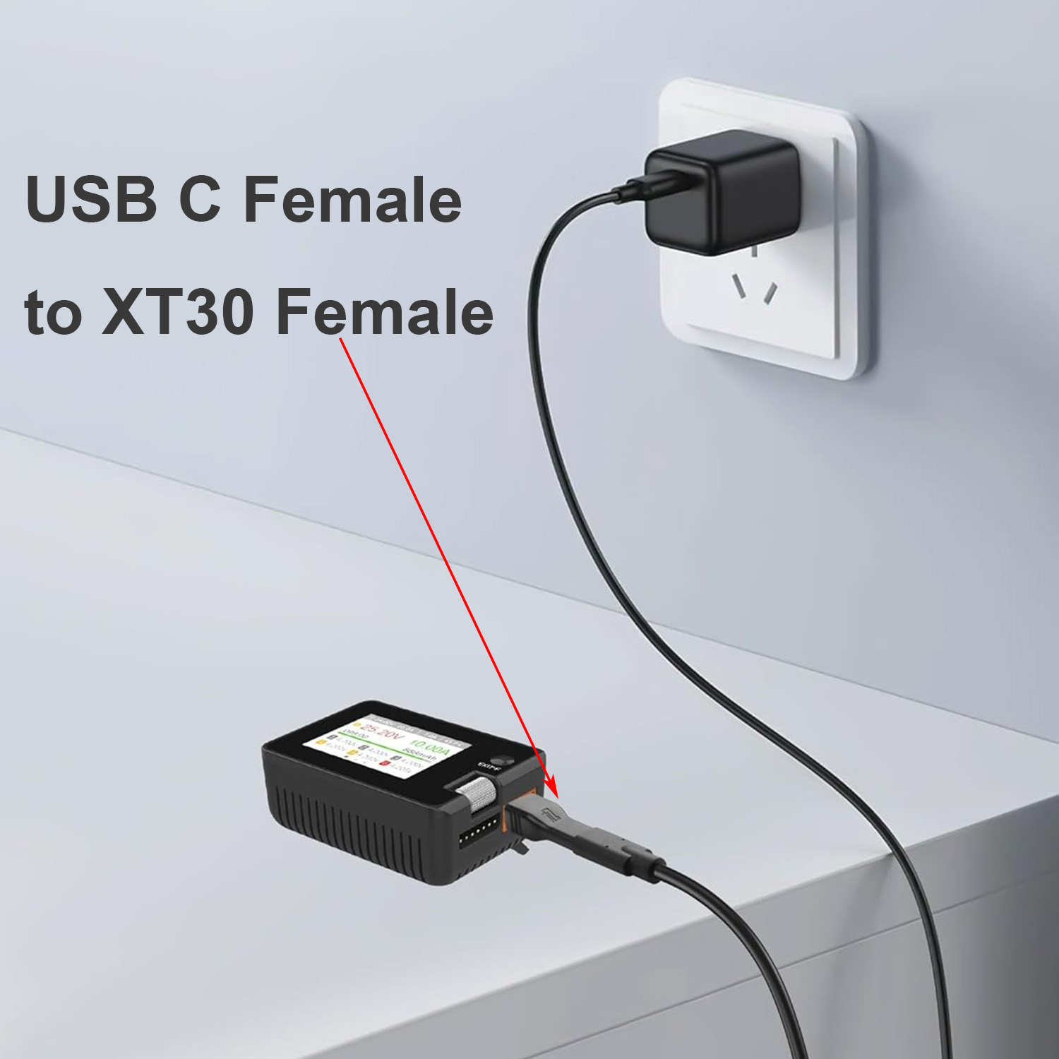 อะแดปเตอร์แปลงไฟ USB Type C ตั - Drone Battery Adapter บทวิจารณ์และราคา